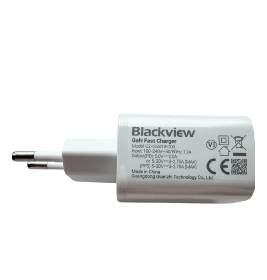 Punjač Blackview BLVPUNJ07, 55W Quick Charge, USB-C za Active 10 Pro, bijeli-0