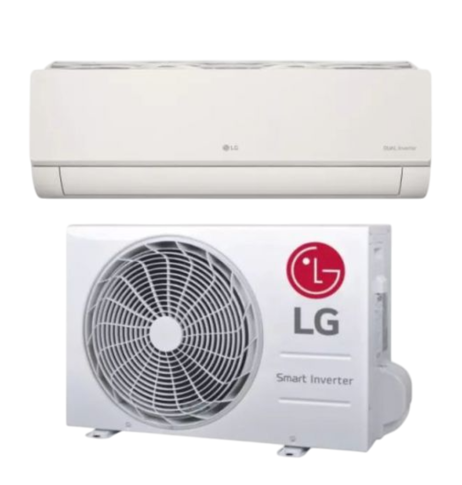 Klima uređaj LG ArtCool Biege 3,5/4,0 kW (AB12BK.NSJ/AB12BK.UA3), unutarnja i vanjska jedinica-0