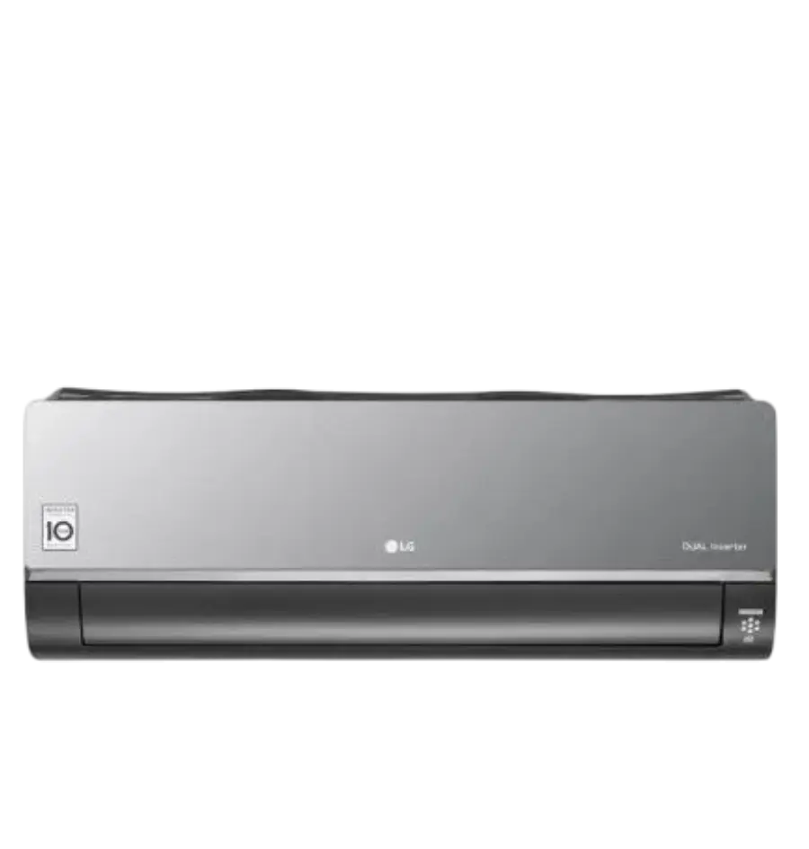 Klima uređaj LG Artcool Mirror 6,6/7,5 KW (AC24BK.NSK / AC24BK.U24), unutarnja i vanjska jedinica, crna-0
