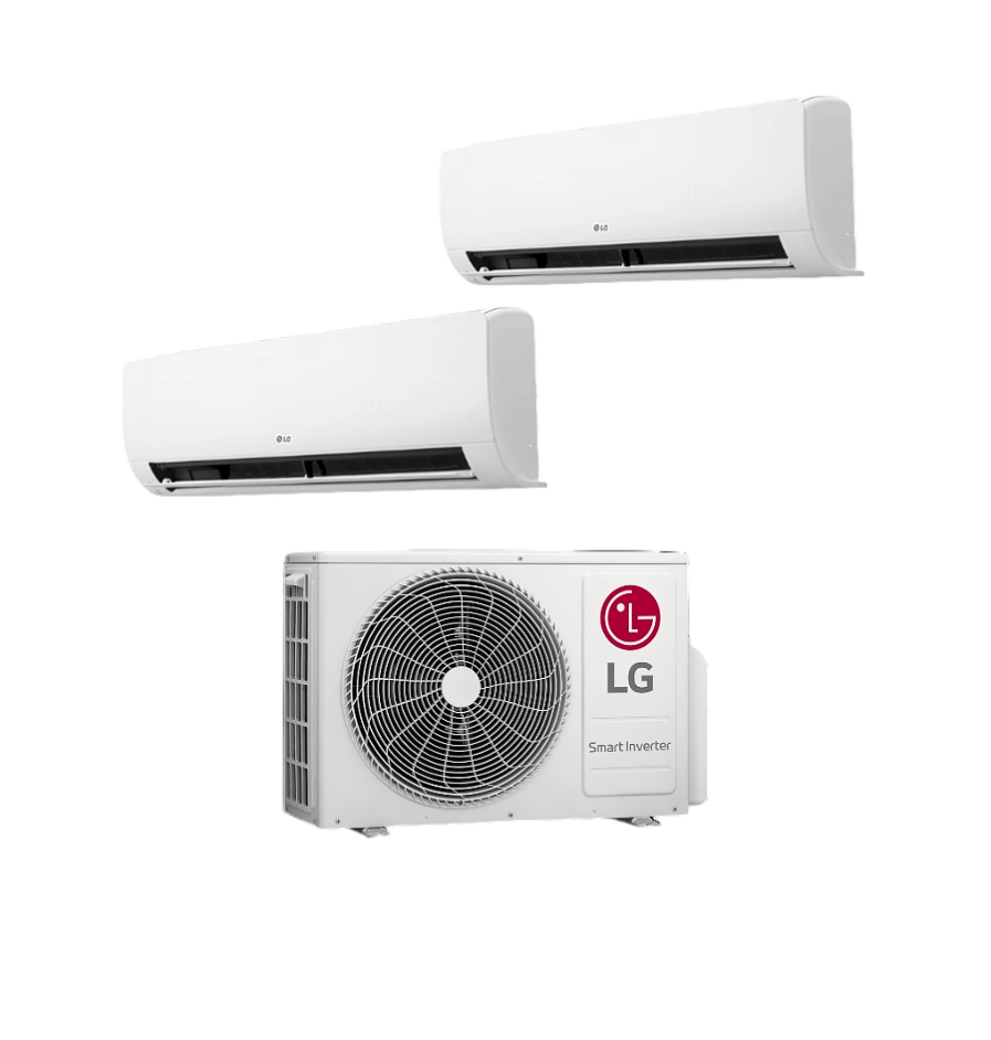 Klima uređaj LG RMN09.NSJ 2,6/2.8KW (2 KOM.) + RMN12.NSJ 3,6/4.0 KW Unutarnja ThinQ, WI-FI, DUAL inverter + RM3U19.U24 Vanjska Trial-3