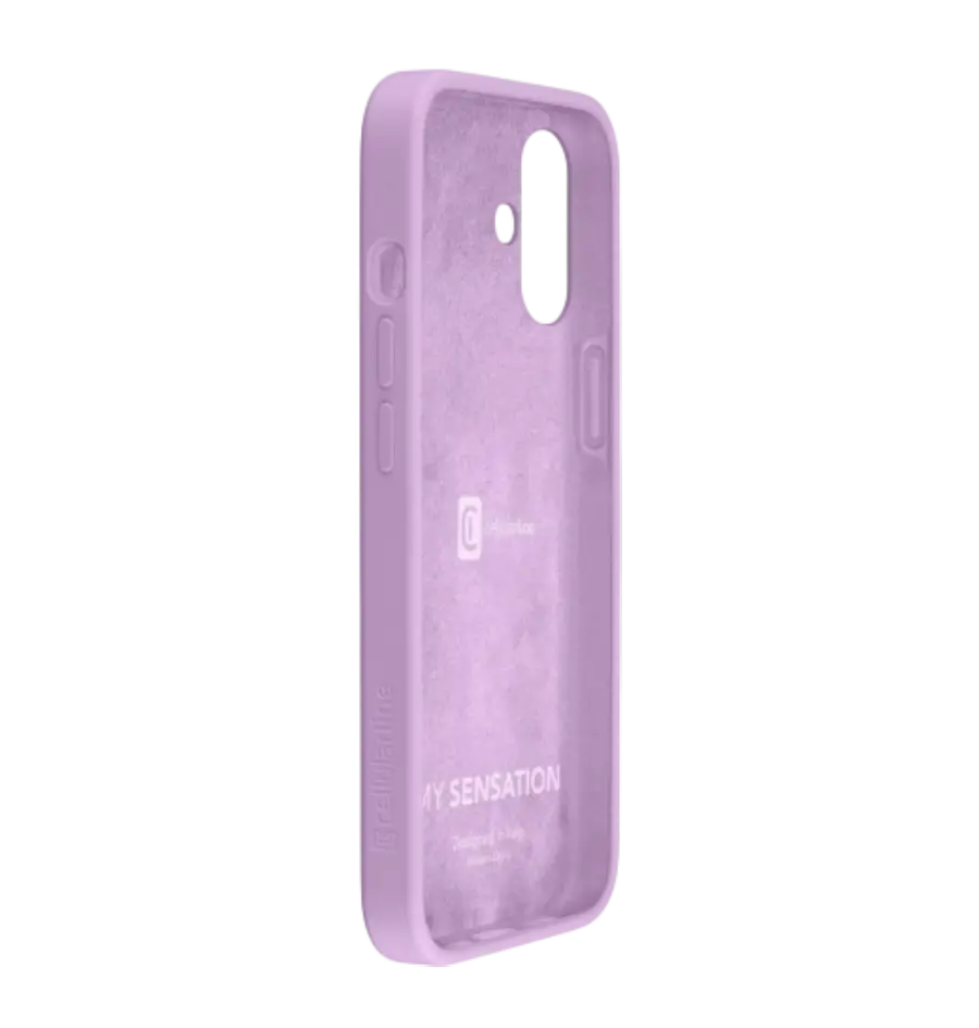 Zaštitna maska Cellularline Sensation Cover za iPhone 16, roza-2