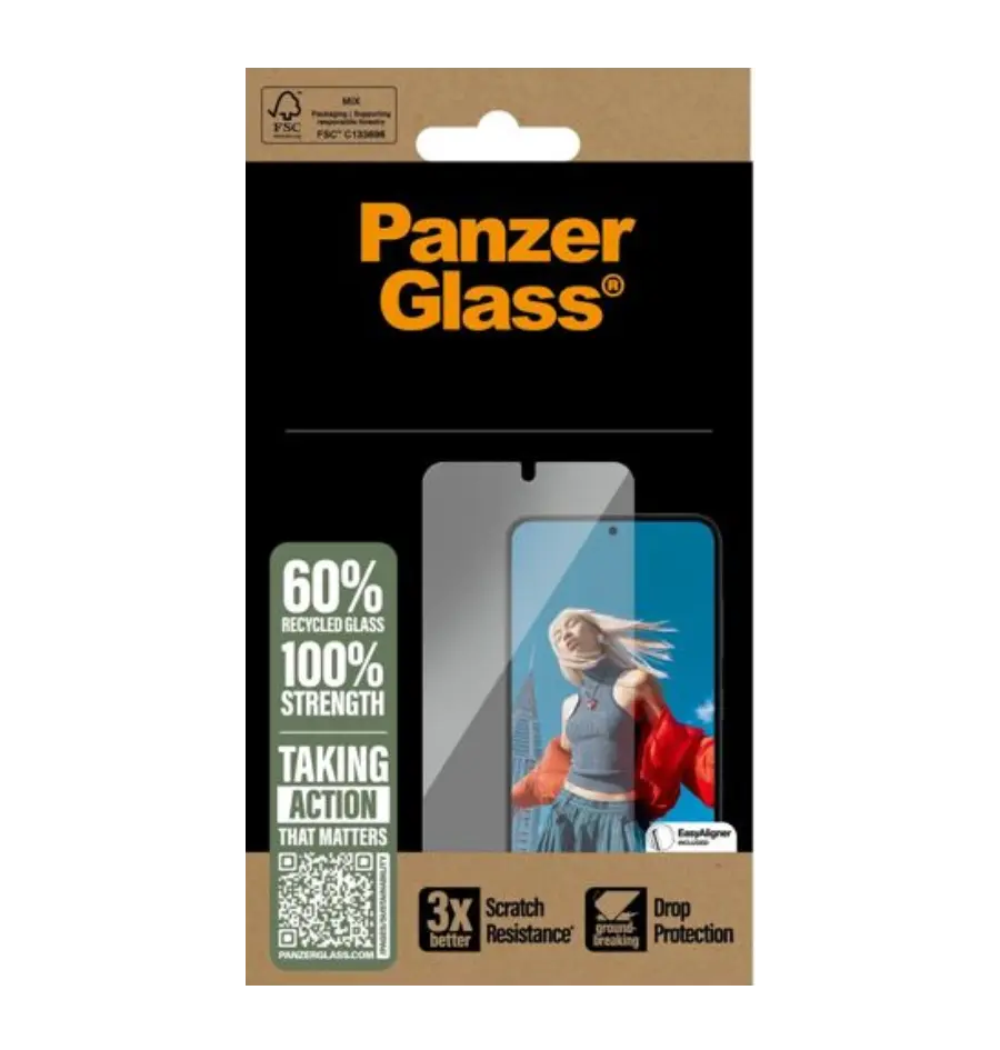 Zaštitno staklo PanzerGlass za Samsung Galaxy S25/S24 Ultra Wide Fit-0