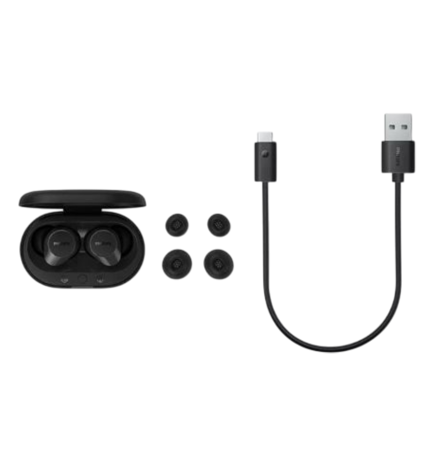 Bežične bluetooth slušalice Philips TAT1209BK, crne-3