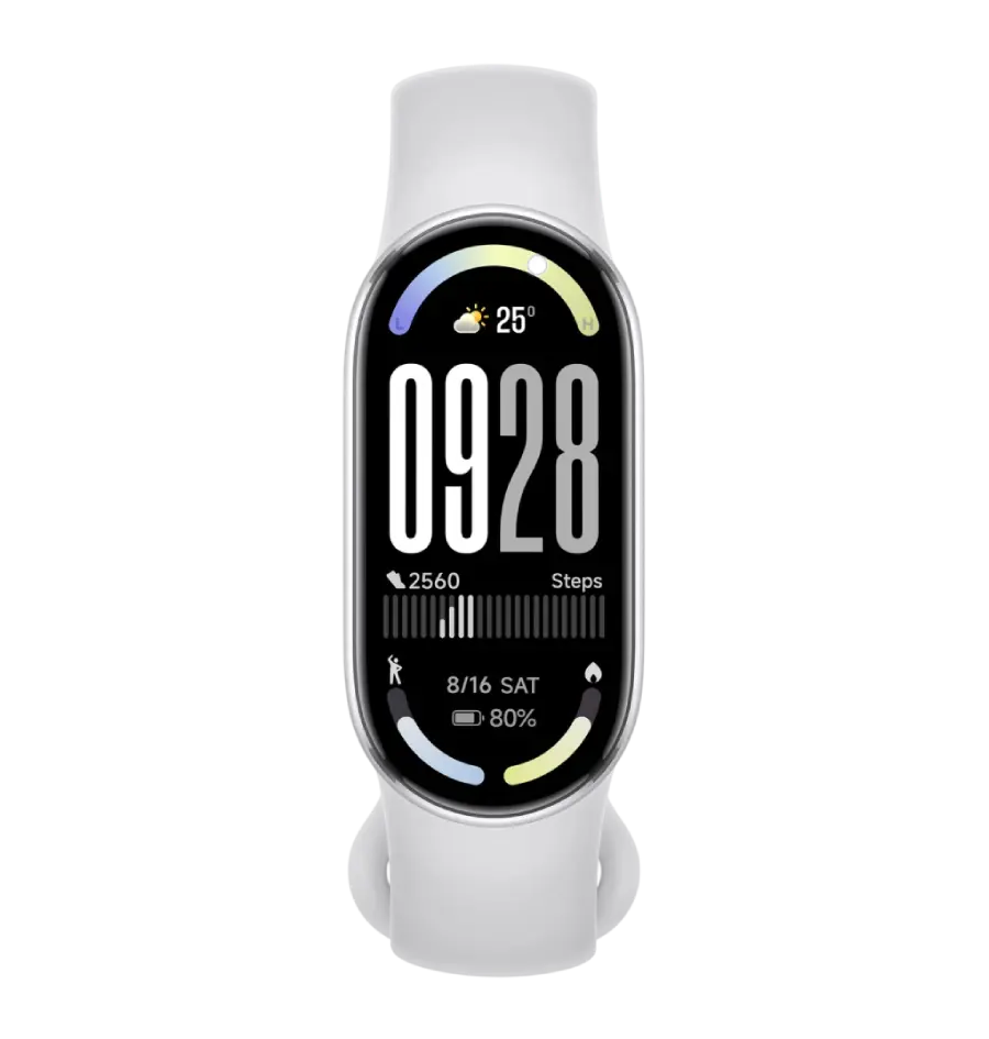 Pametna narukvica Xiaomi Smart Band 10, srebrna-0