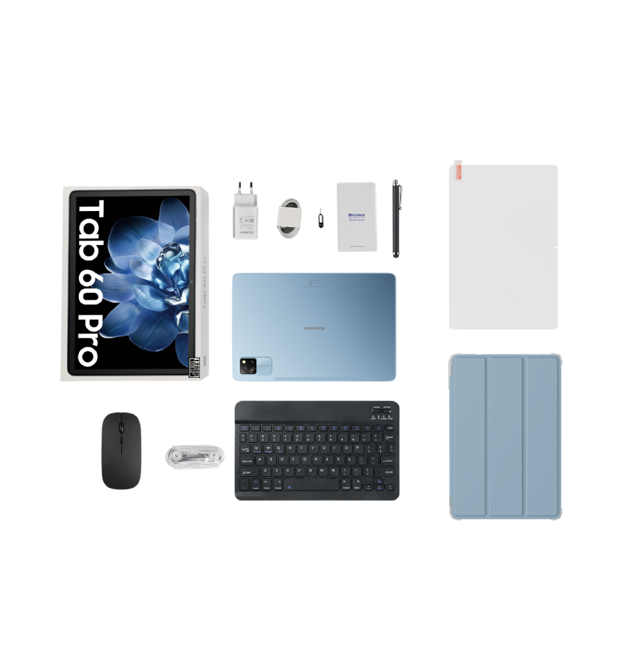 Tablet Blackview Tab 60 Pro LTE 8GB/128GB, sivi + gratis preklopna torbica, olovka, tipkovnica, bežični miš, punjač, slušalice-3