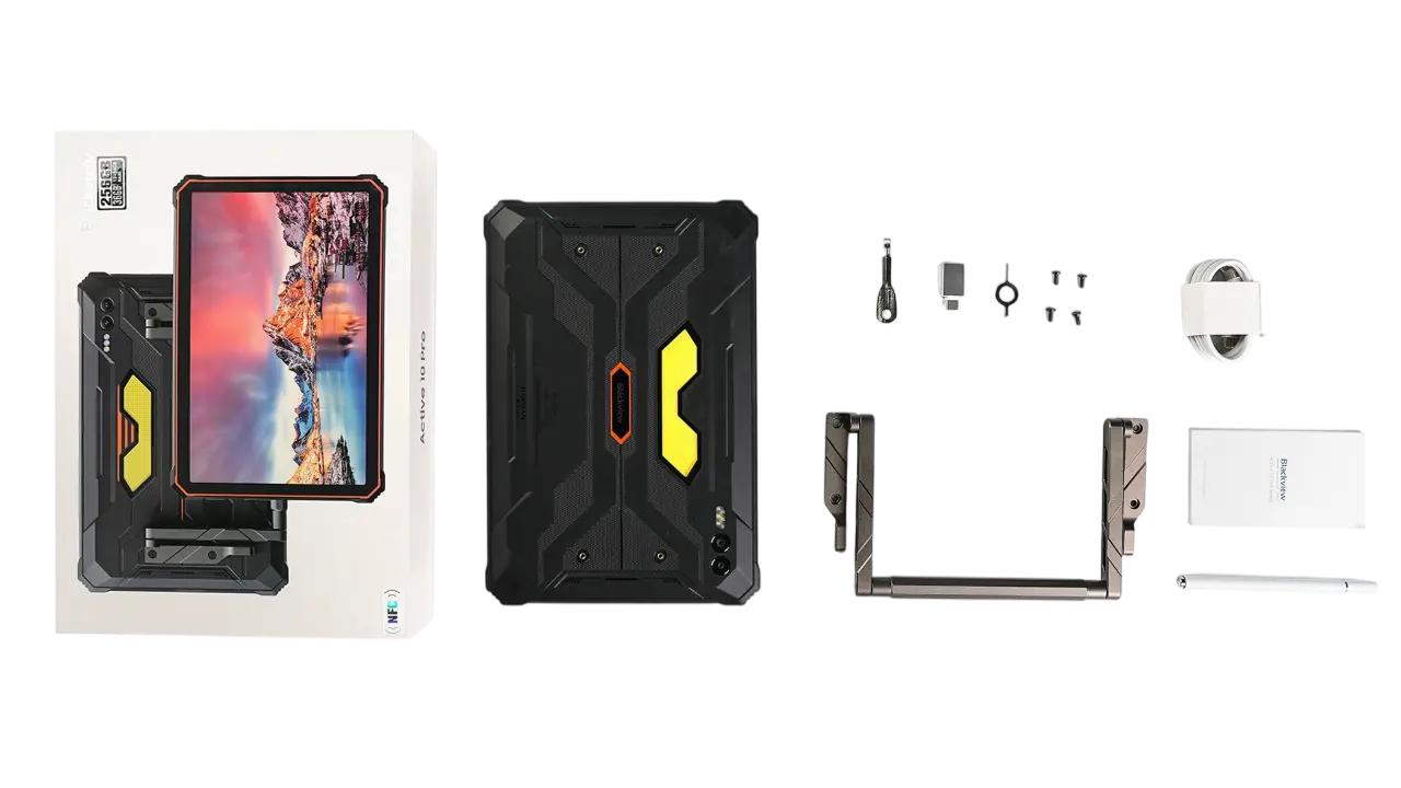 Tablet Blackview Active 10 Pro 5G 10.95" 12/512GB 30000mAh, narančasti + gratis olovka, bez adaptera-3