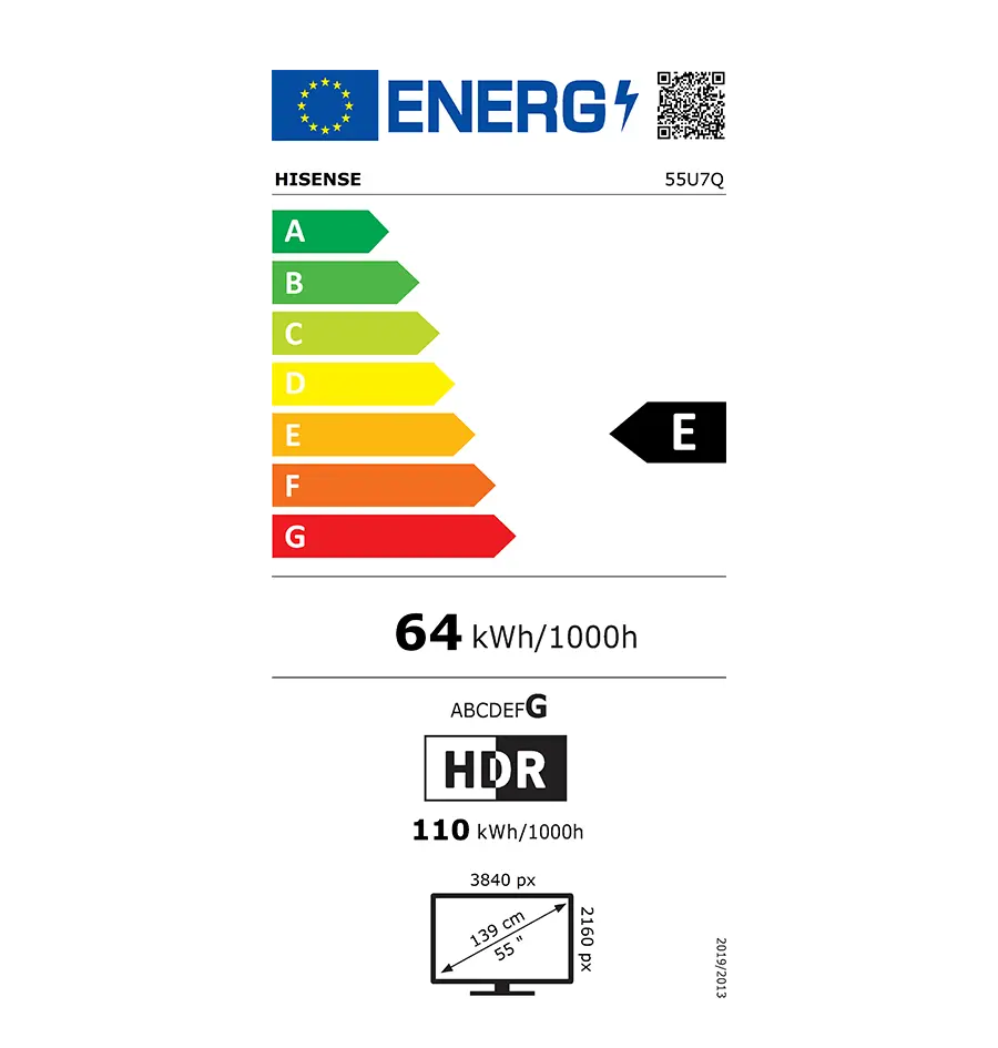 Televizor Hisenes 55U7Q ULED (Mini LED) 4K TV-1