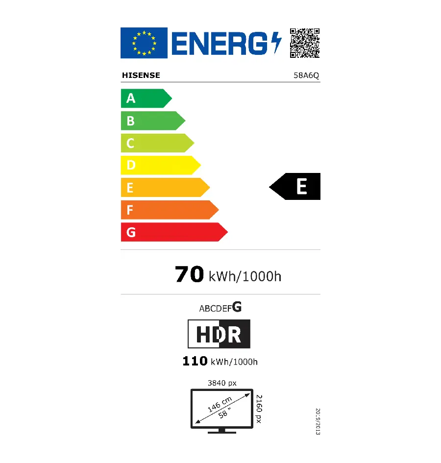 Televizor HISENSE 58A6Q UHD 4K-2