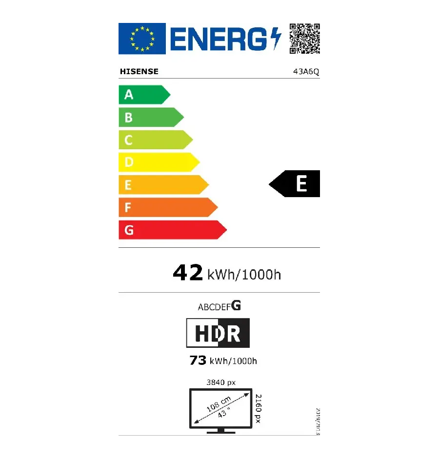 Televizor Hisense 43A6Q UHD 4K-3