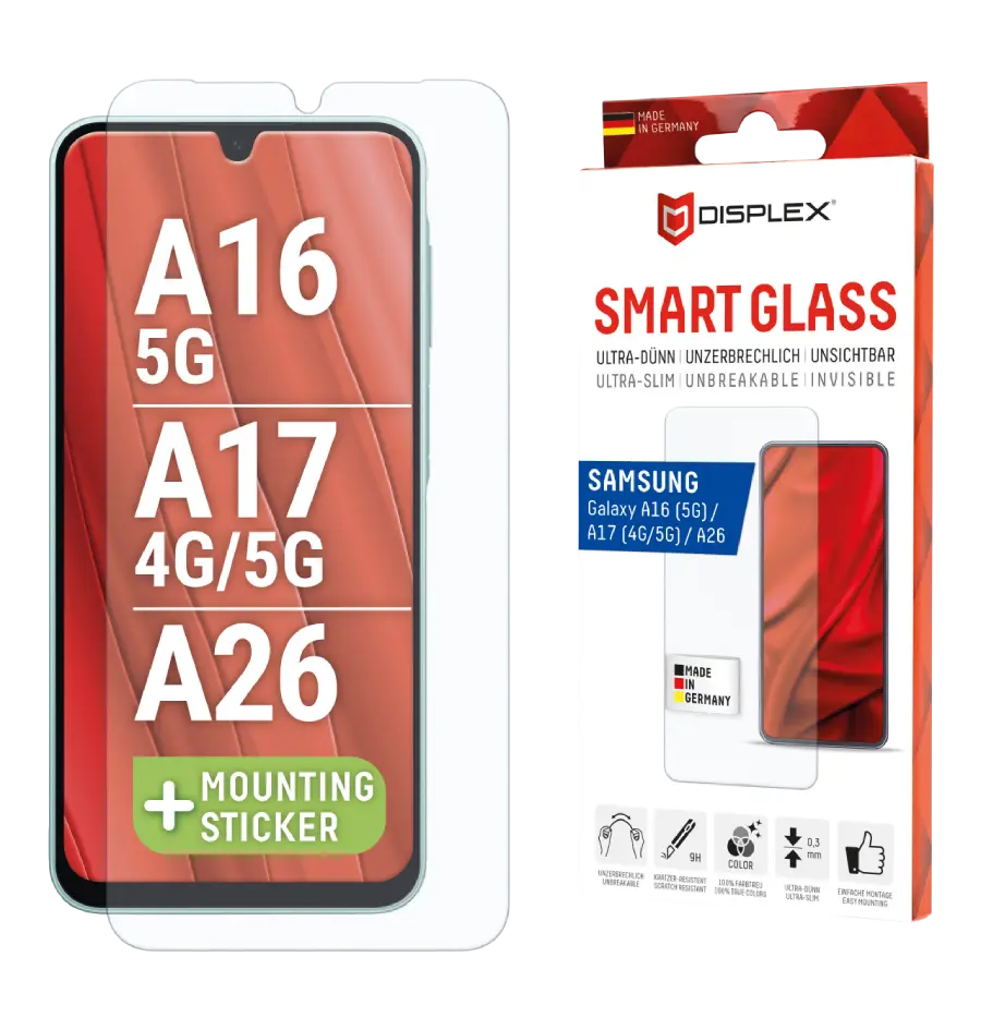 Zaštitno staklo Displex Smart Glass 2D za Samsung Galaxy A26 (02072)-0