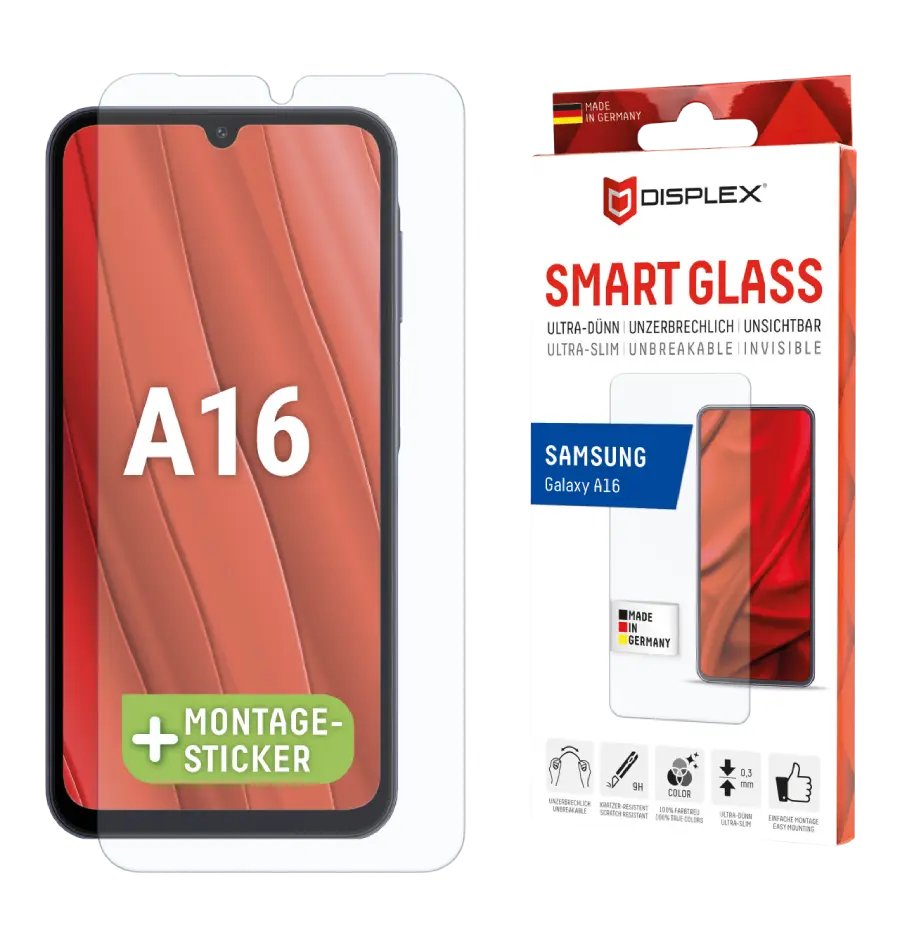 Zaštitno staklo Displex Smart Glass 2D za Samsung Galaxy A16 (02071)-0