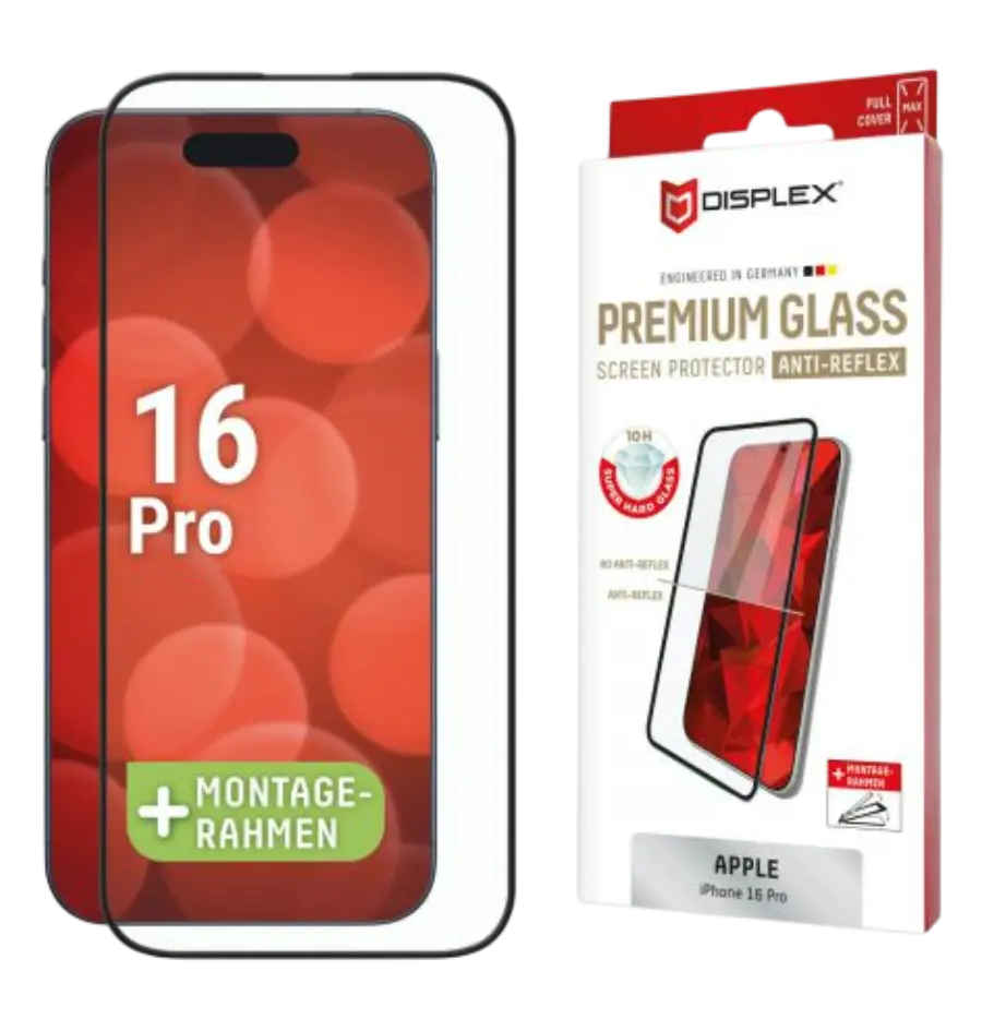 Zaštitno staklo Displex Premium Glass Full Cover za iPhone 16 Pro (01997)-0