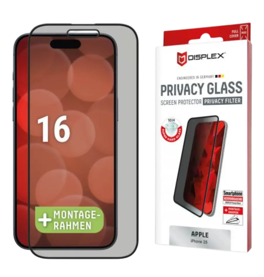 Zaštitno staklo Displex Premium Glass Full Cover za iPhone 16 (02016)-0