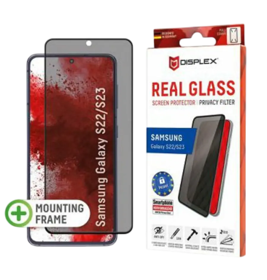 Zaštitno staklo Displex Privacy Glass Full Cover za Samsung Galaxy S22/S23 (01775)-0