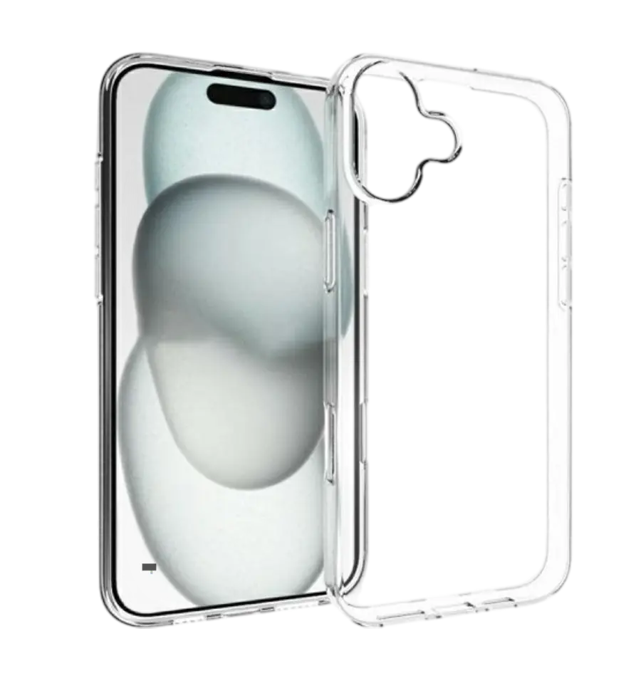 Zaštitna maska MaxMobile TPU za iPhone 16E Ultra Slim, prozirna-0