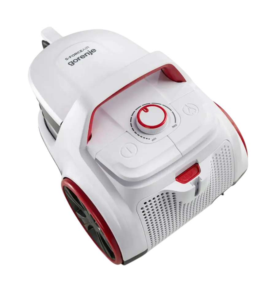Usisavač Gorenje VCE01SFAWR, Ciklonski HEPA X2, gumirani kotači, soft start, bijeli-2