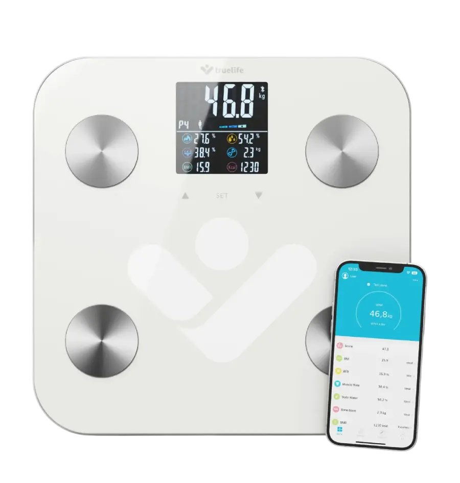 Pametna vaga TrueLife FitScale  W6 BT, bijela-0