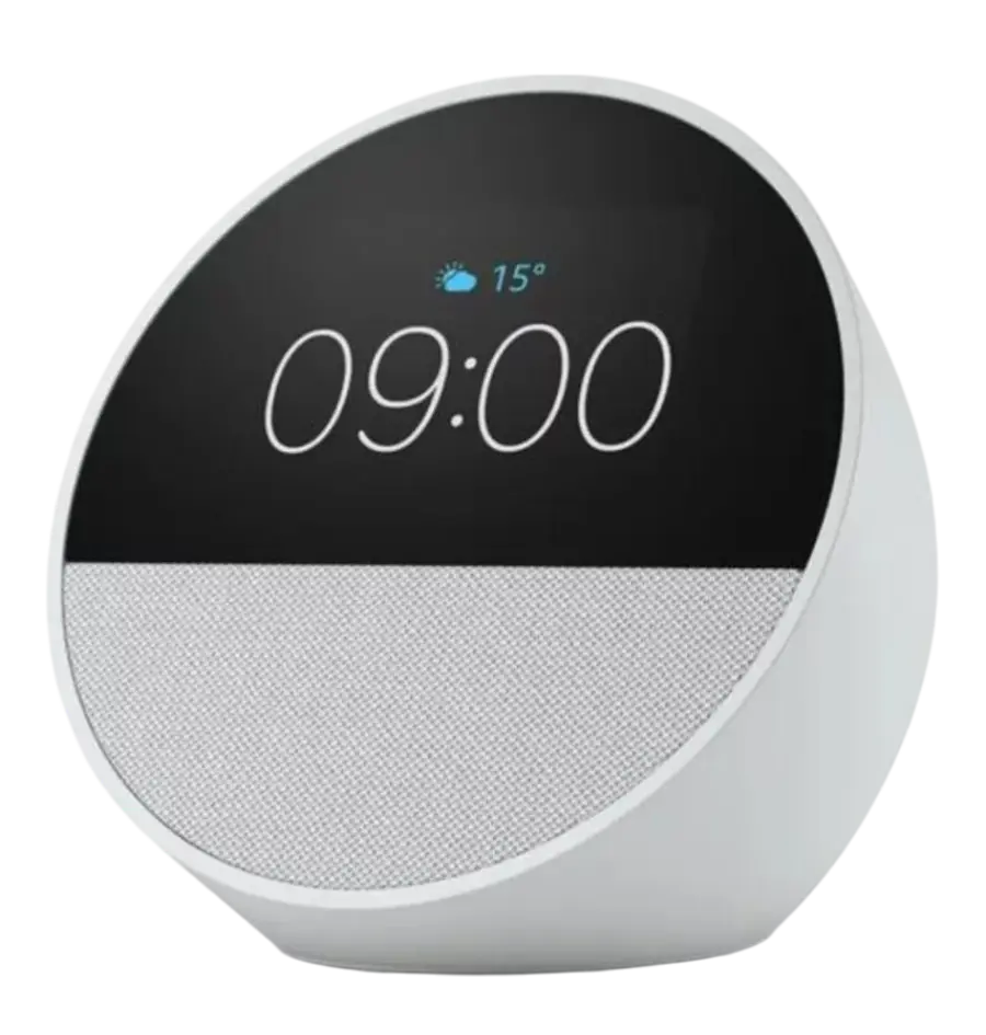 Pametni zvučnik Amazon Echo Spot, (2024), 2,83", WIiFi, BT, bijeli-0