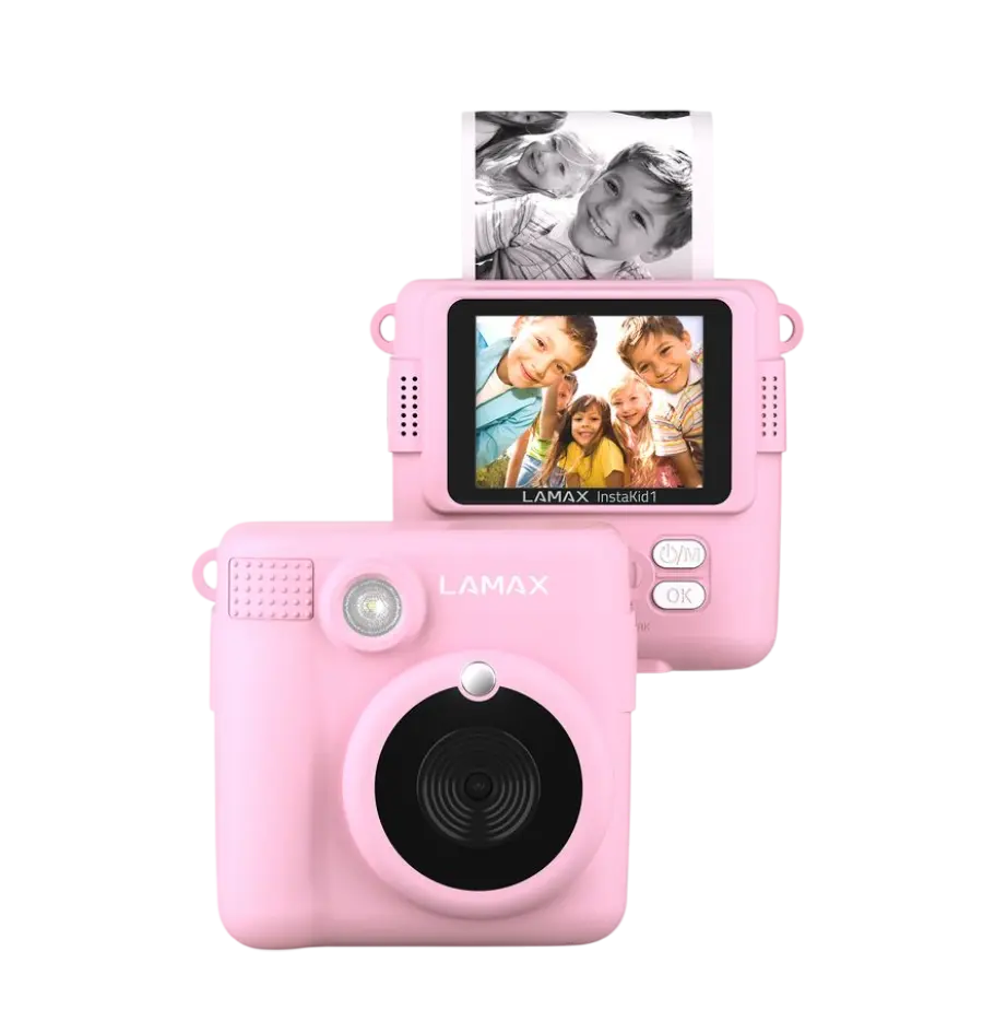 Dječji fotoaparat Lamax InstaKid1, rozi-0