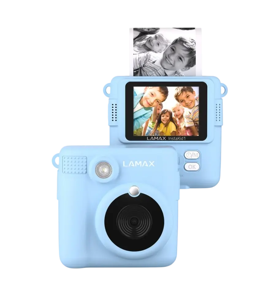 Dječji fotoaparat Lamax InstaKid1, plavi-0
