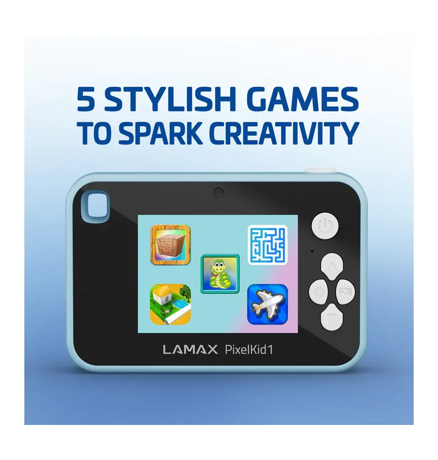 Dječji fotoaparat Lamax PixelKid1, plavi-2