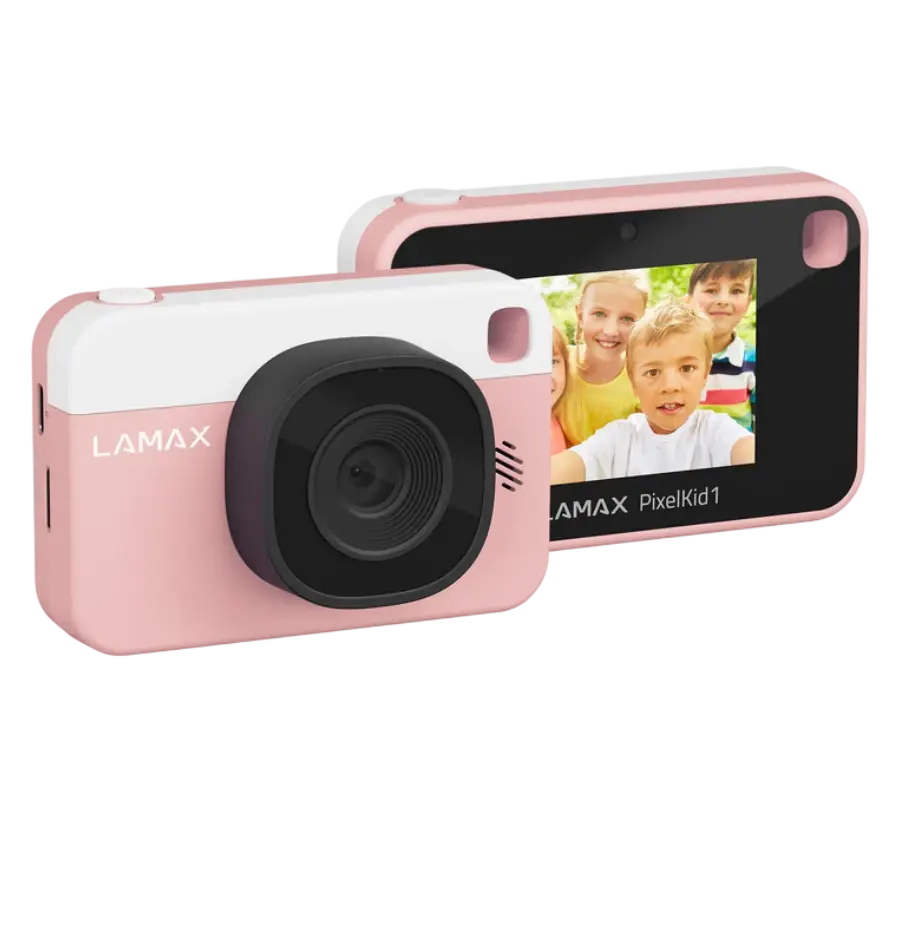Dječji fotoaparat Lamax PixelKid1, rozi-0