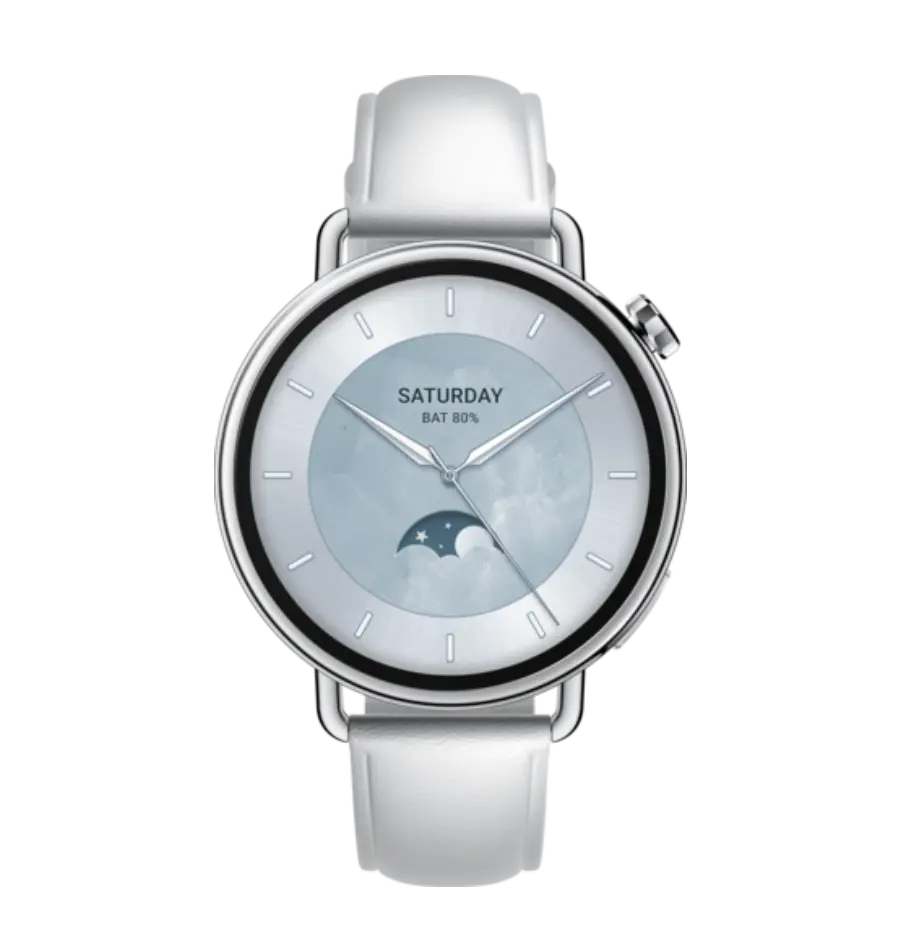 Pametni sat Xiaomi Watch S4 41mm Leather Strap, bijeli-1