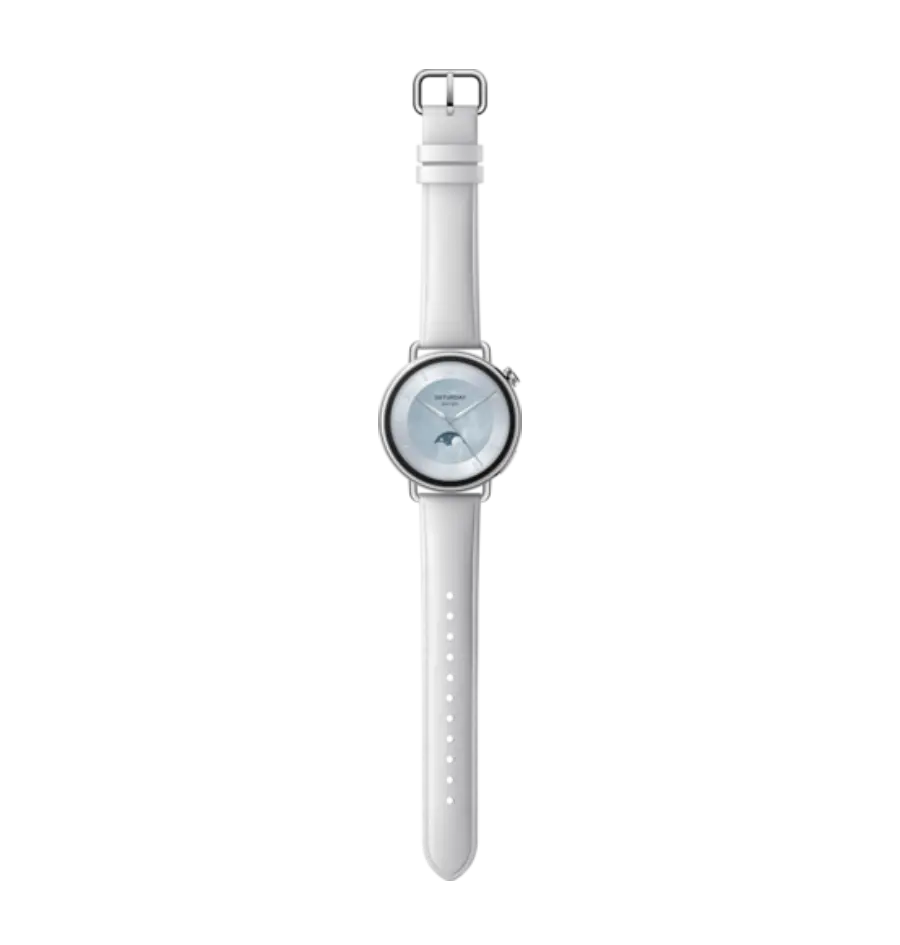 Pametni sat Xiaomi Watch S4 41mm Leather Strap, bijeli-2