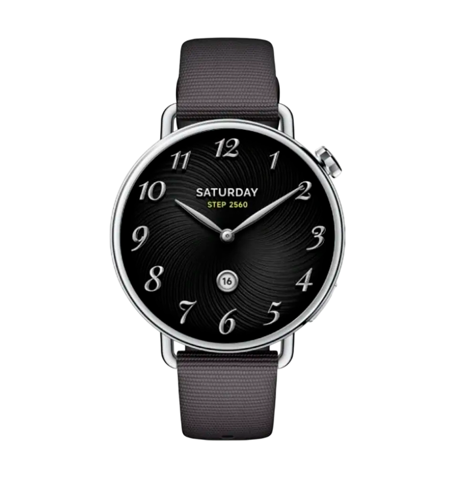 Pametni sat Xiaomi Watch S4 41mm Fluororubber Strap, crni-1