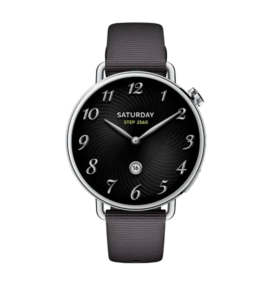Pametni sat Xiaomi Watch S4 41mm Fluororubber Strap, crni-1