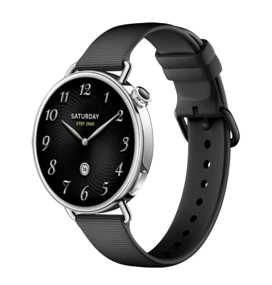 Pametni sat Xiaomi Watch S4 41mm Fluororubber Strap, crni-0