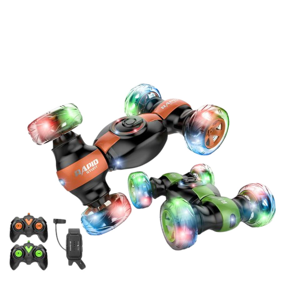 Igračka Stunt auto na daljinsko upravljanje KAZOO LH-C069-3,+ narukvica, narančasta-0