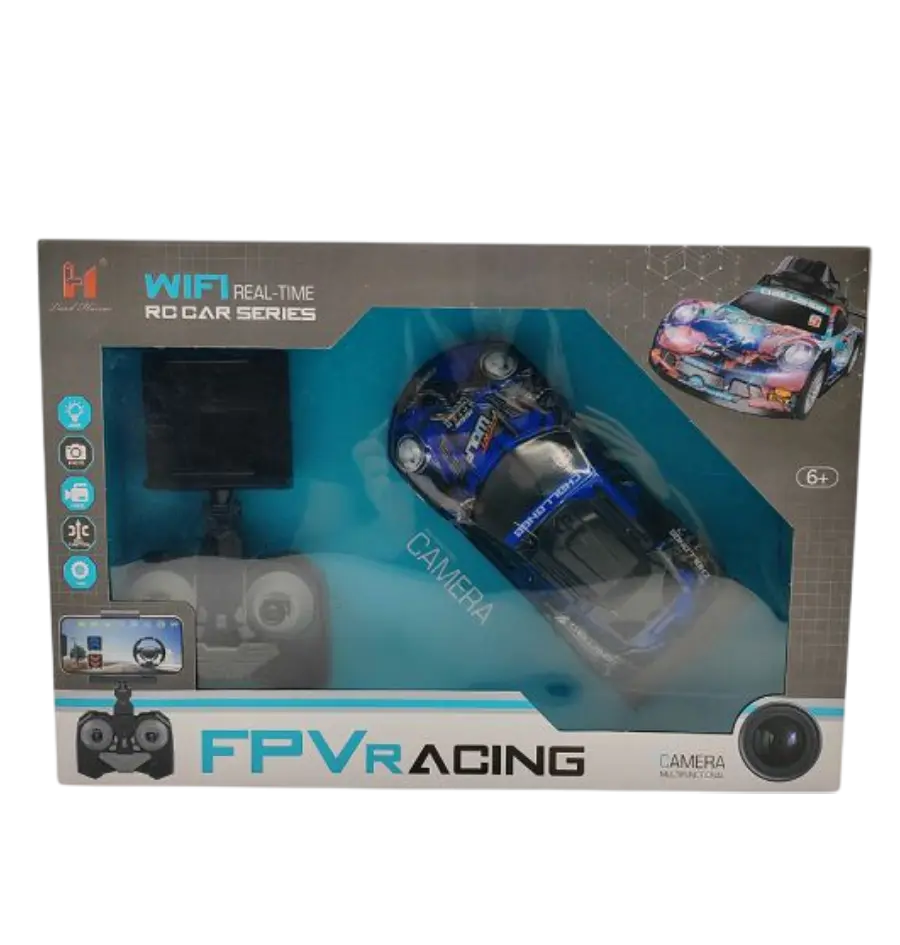 Igračka auto na daljinsko upravljanje s FPV kamerom Kazoo LH-C076, plava-0