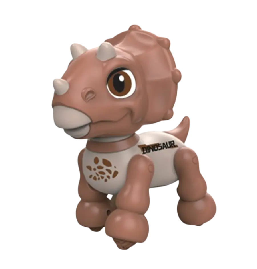 Igračka robot interaktivni Dinosaur Kazoo YSD02, smeđi-1
