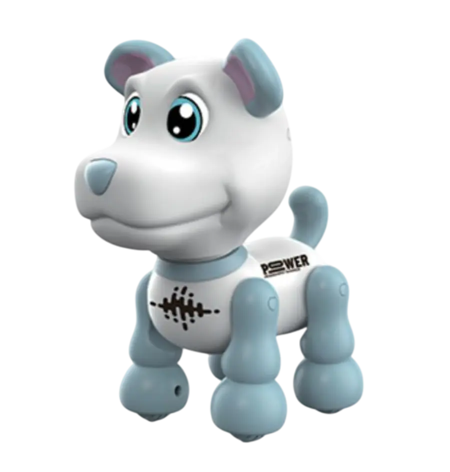 Igračka robot interaktivni Pas Kazoo YSD04, bijelo-plavi-1