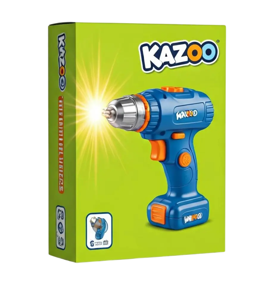 Igračka bušilica sa svjetlosnim efektima Kazoo T002-0