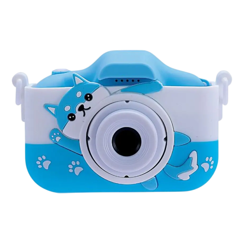 Dječji fotoaparat multifunkcionalni dječji Kazoo X2HD,lisica, plavi-0
