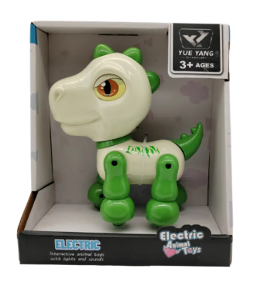 Igračka robot interaktivni Dinosaur KAZOO YSD03, zeleni-0