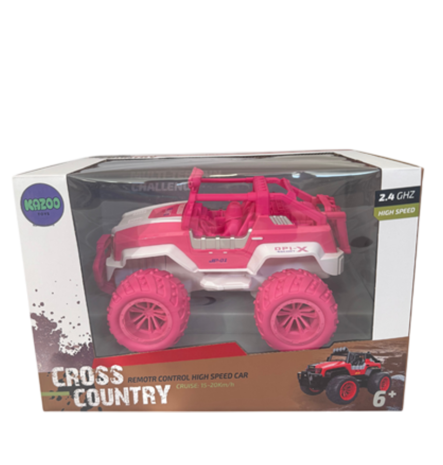 Igračka auto na daljinsko upravljanje Kazoo 36758B, 1:12, rozi-0