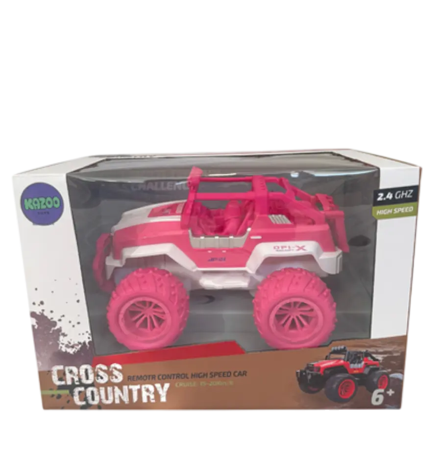 Igračka auto na daljinsko upravljanje Kazoo 36758B, 1:12, rozi-0