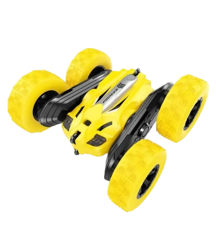 Igračka Stunt auto na daljinsko upravljanje Kazoo C014, žuti-0