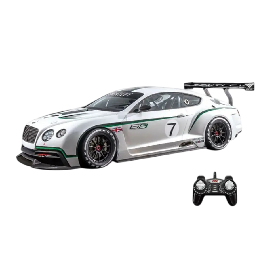 Igračka auto na daljinsko upravljanje Kazoo 866-1817B, Bentley GT3, 1:18, bijeli-0