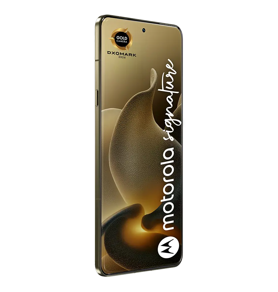 Mobitel Motorola Signature 16/512 Pantone Martini Olive Gold, zlatni-3