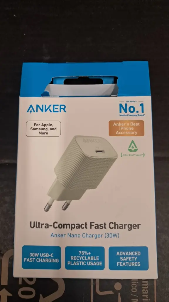 OUTLET-ANKER 511 CHARGER NANO 4, 30W, ZELENI-PUNJAČ-3