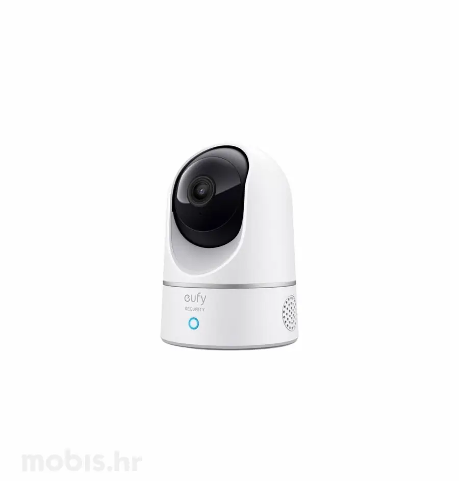 OUTLET-ANKER EUFY INDOOR CAMERA 2K PAN & TILT: BIJELA-UNUTARNJA KAMERA-0