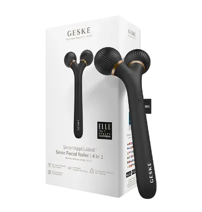 Sonična četka za lice Geske Sonic Facial Roller 4 in 1, siva-2