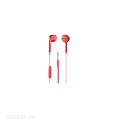 CL SLUŠALICE MUSIC SOUND; CAPSULE, IN-EAR, 3,5MM: CRVENE
