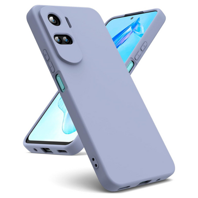 MM TPU HONOR 90 LITE SILICONE MIKRO LJUBIČASTO-SIVA