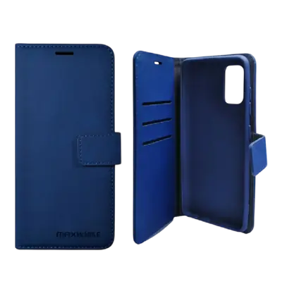 Zaštitna maska MaxMobile Book za Samsung Galaxy S21 Ultra Elegant Wallet, plava