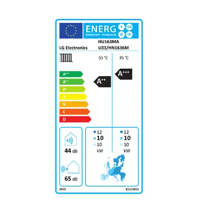 LG HU163MA.U33 - VANJSKA JEDINICA THERMA V SPLIT 16KW + LG HN1636M.NK5 - UNUTARNJA JEDINICA THERMA V SPLIT + KLIMA UREĐAJ W12EG-1